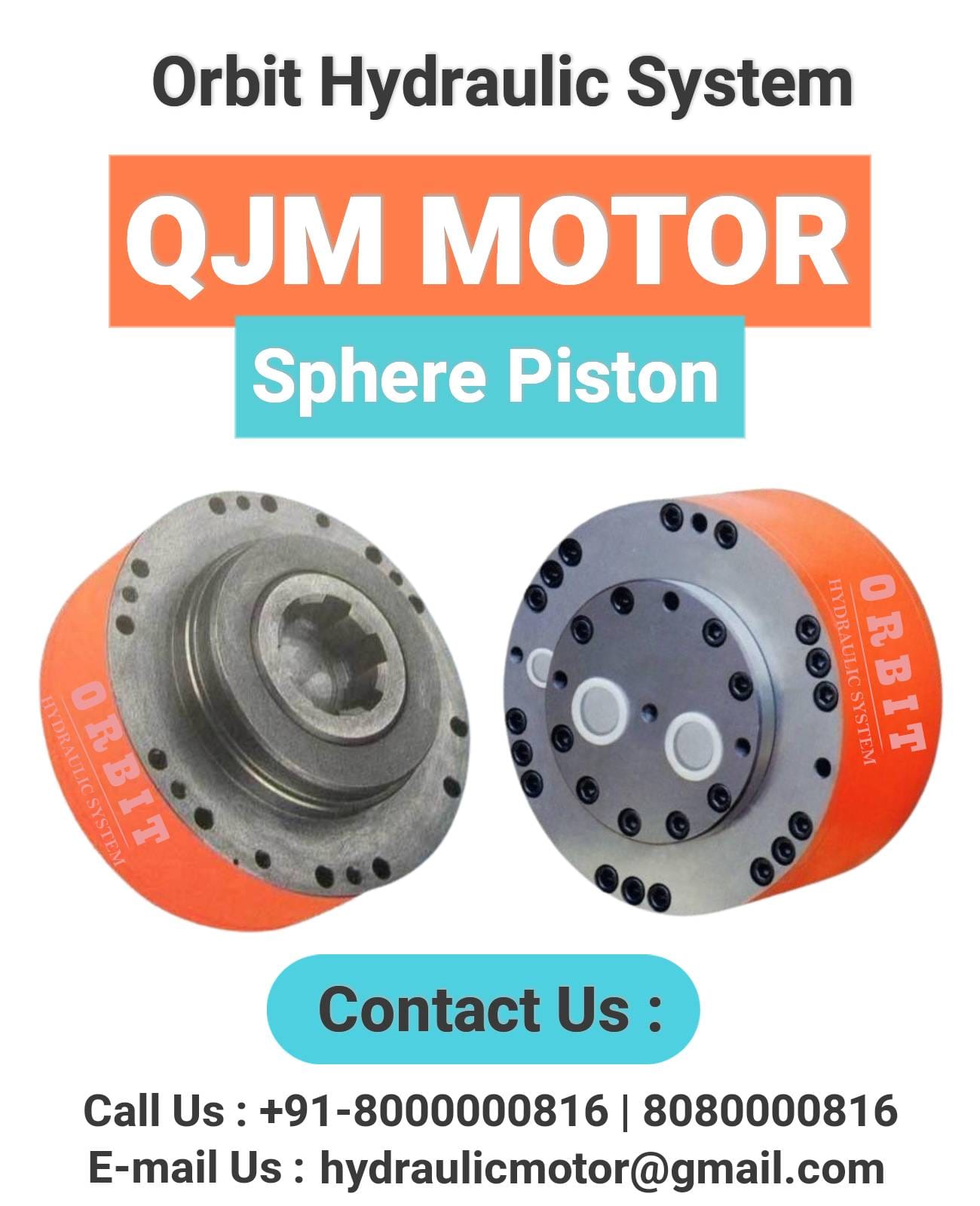 10JM32-0.8S Spherical Piston Hydraulic Motor in India
